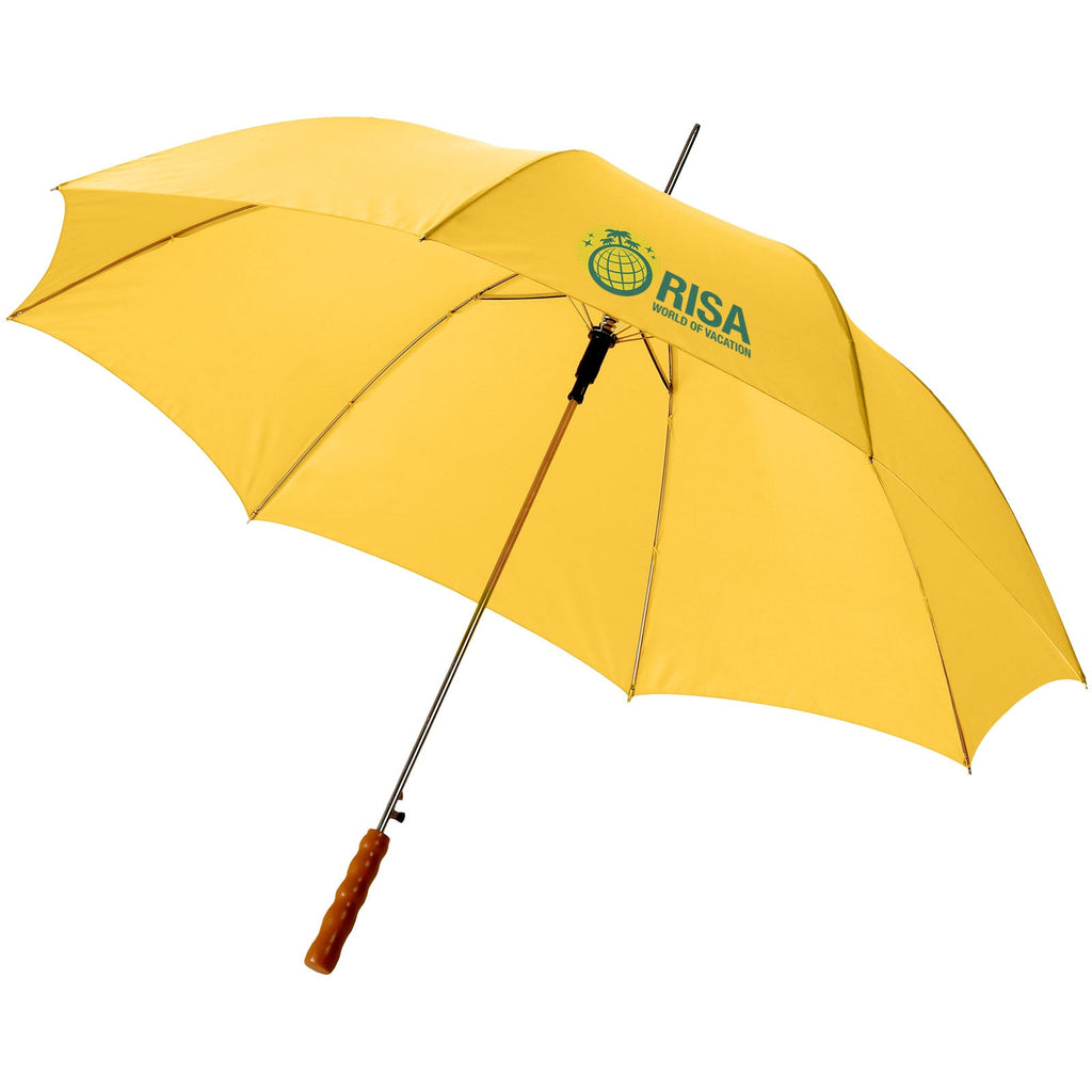Lisa 23 auto open umbrella with wooden handle