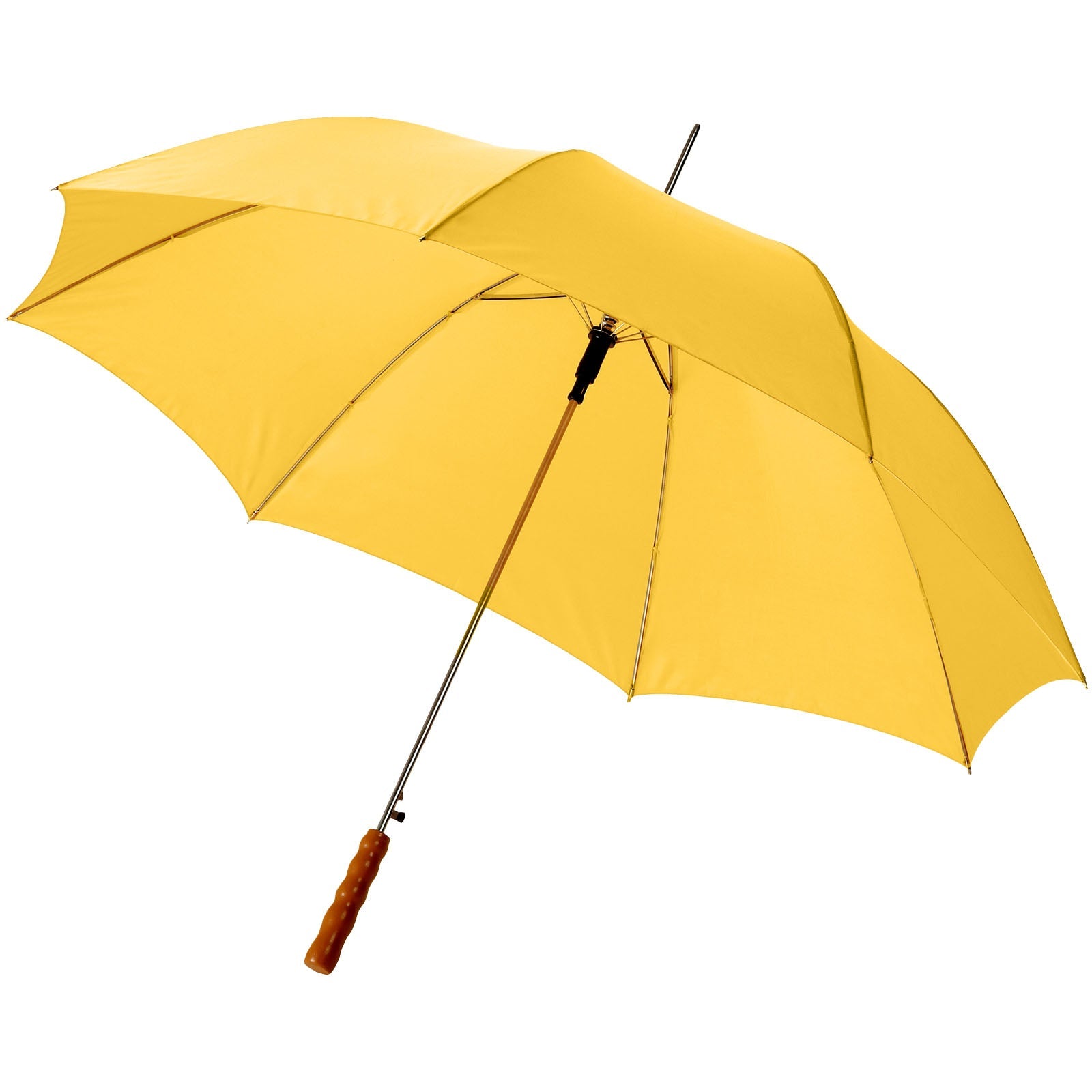 Lisa 23 auto open umbrella with wooden handle