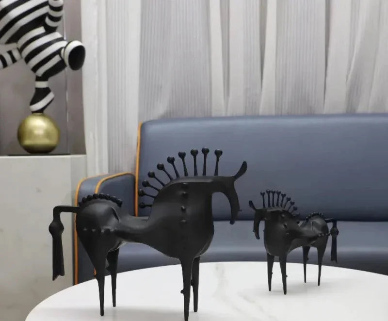 Equinox Metal Horse Sculptures
